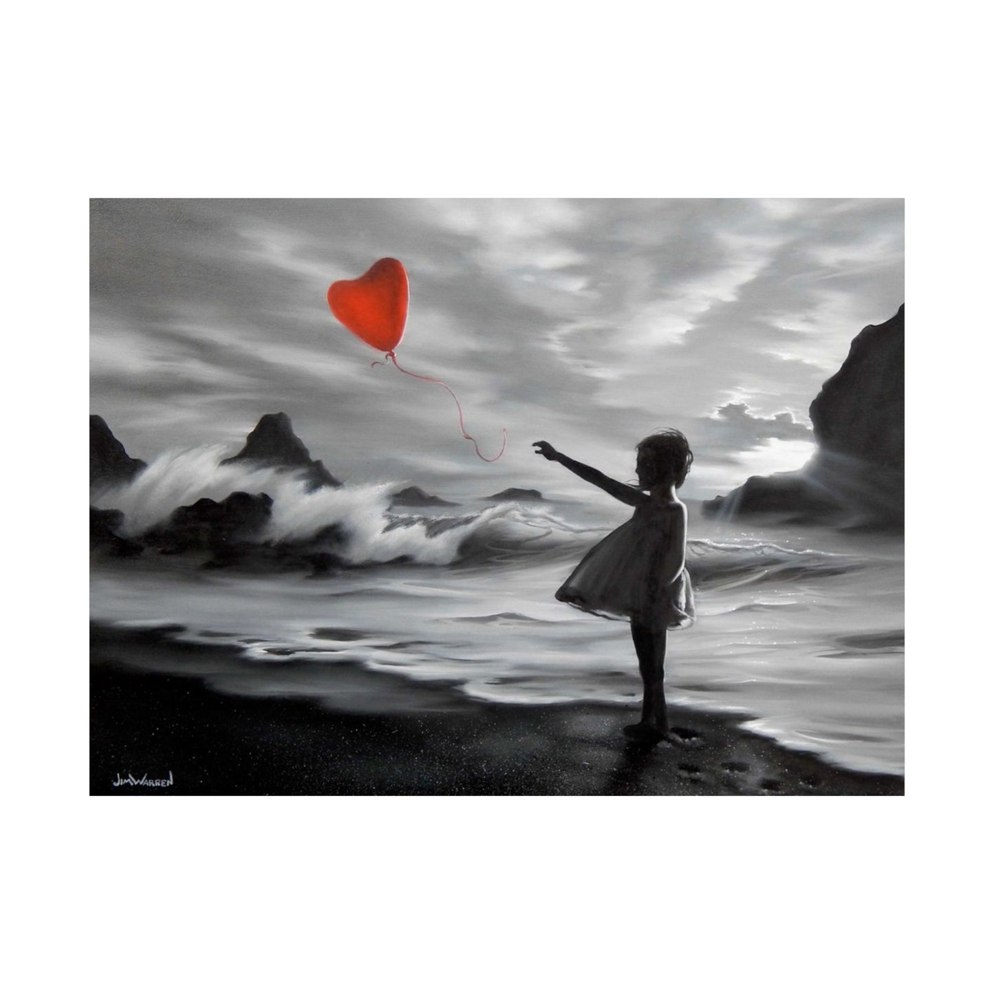 One Red Balloon Poster (matte)