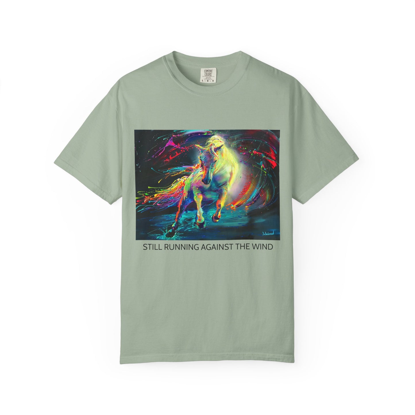 Still Running Against the Wind Men's T-Shirt  - 100% Cotton