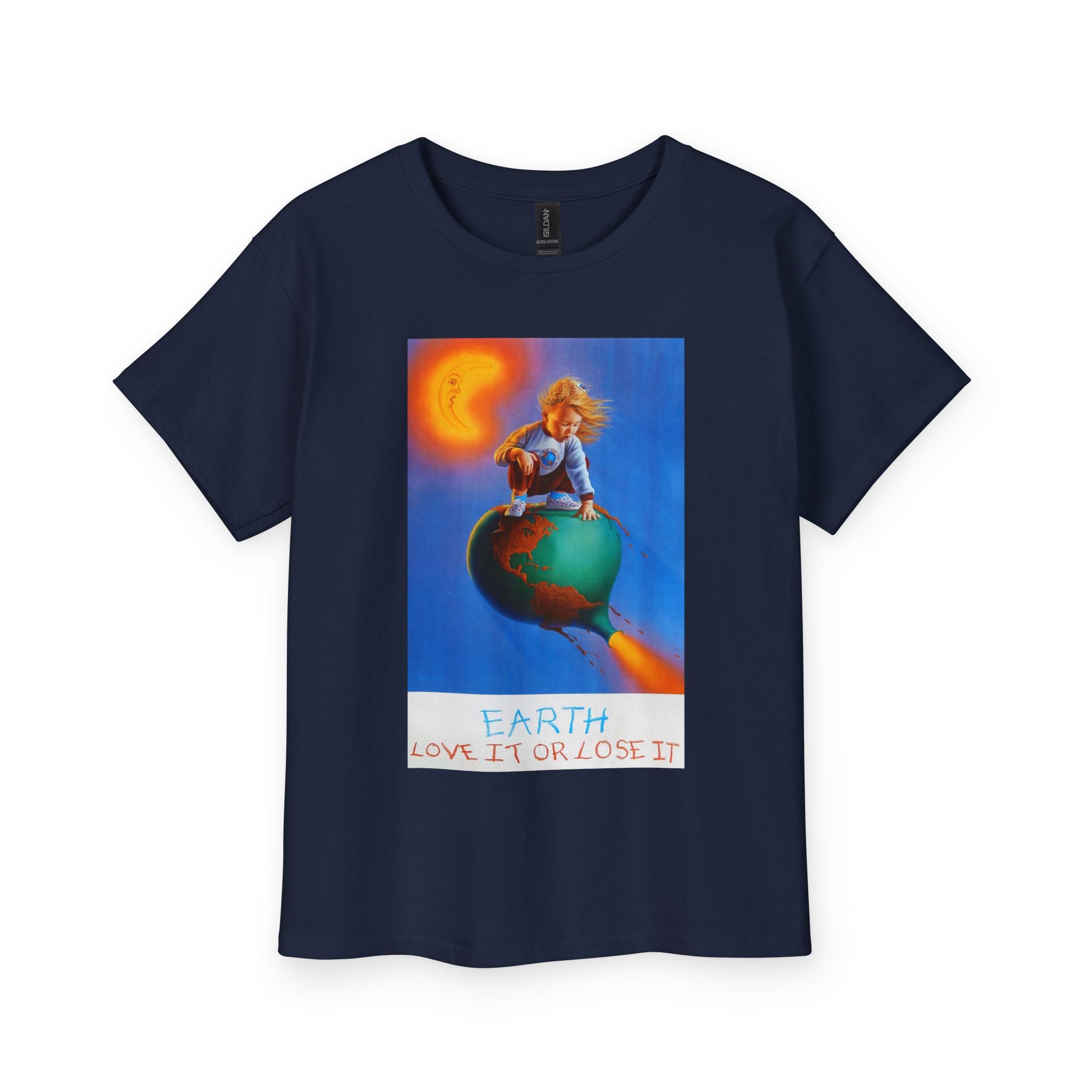Earth: Love It or Lose It — Kids Cotton T-Shirt