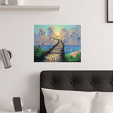 All Dogs Go To Heaven Poster (satin)